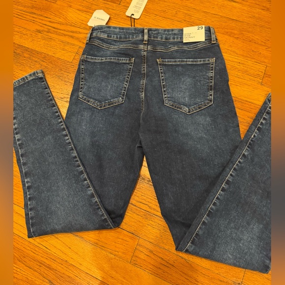 Gorgeous color denim with stretch! Blue Jeans,zoom in for angles,details,sizing - Picture 1 of 16